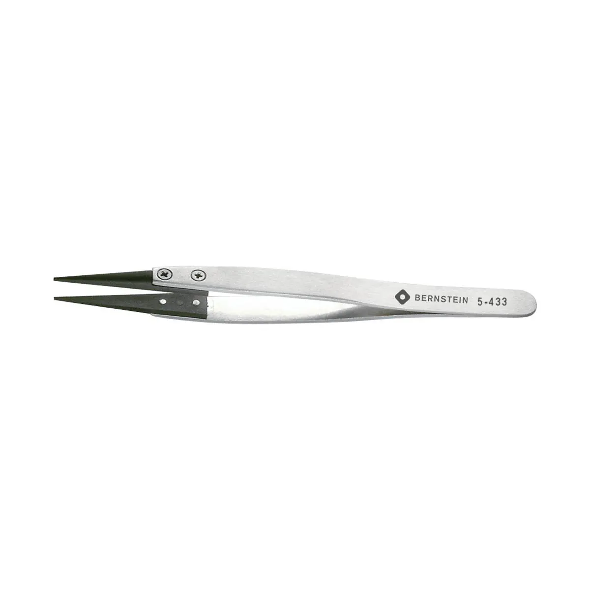 Produktfoto 1 von ESD Pinzette mit auswechselbaren Spitzen 1,0mm breit, leitend