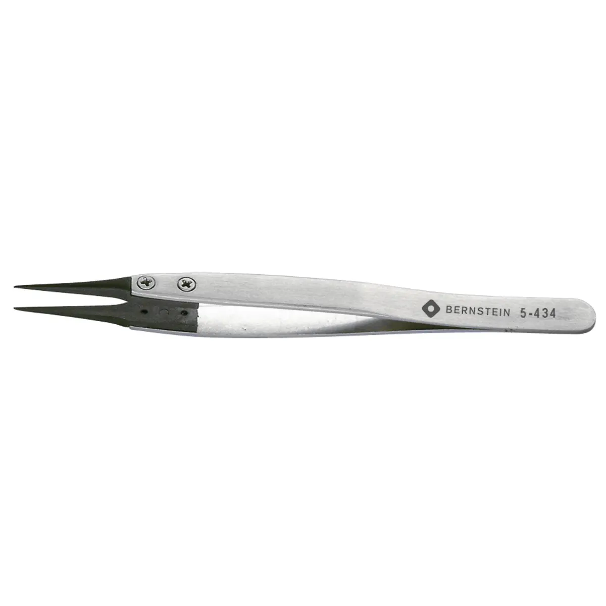 Produktfoto 1 von ESD Pinzette mit auswechselbaren Spitzen 0,6mm breit, leitend