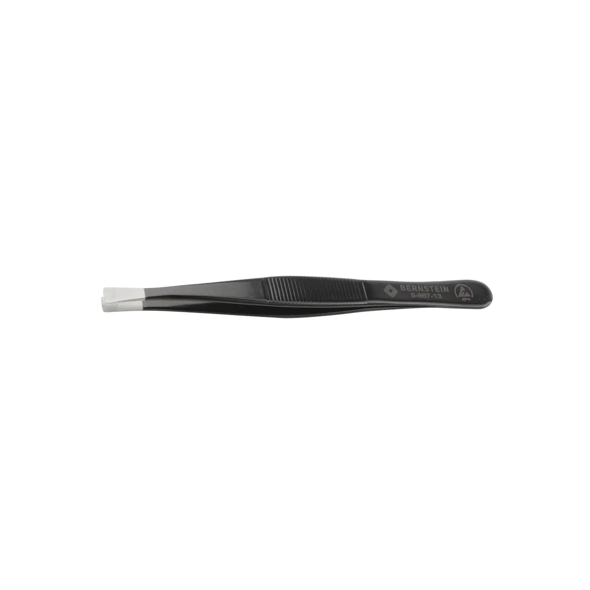 Produktfoto 1 von ESD SMD Pinzette 120mm Form 35a Edelstahl, ableitfähig