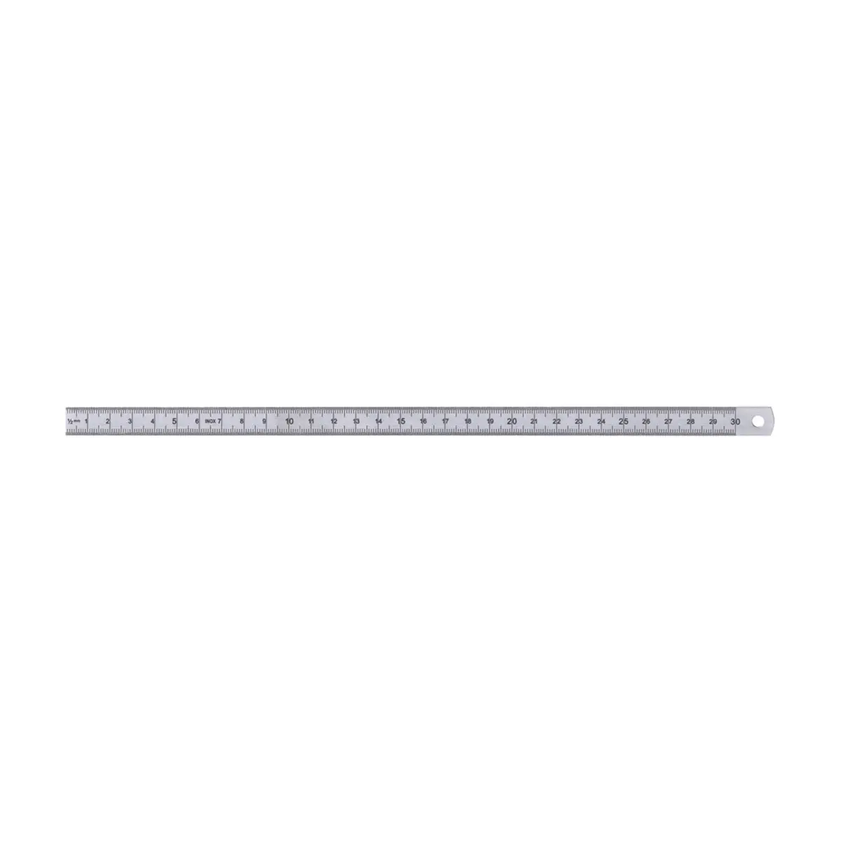 Produktfoto 1 von Stahlmaßstab 30cm, beidseitig geätzt