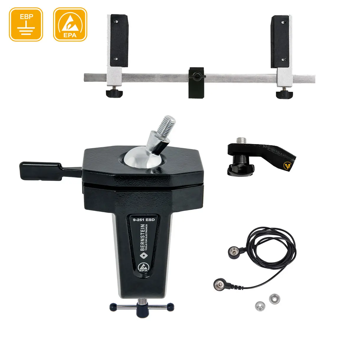 Produktfoto 1 von ESD Kugelgelenk-Kombination SPANNFIX VARIO + Kabel