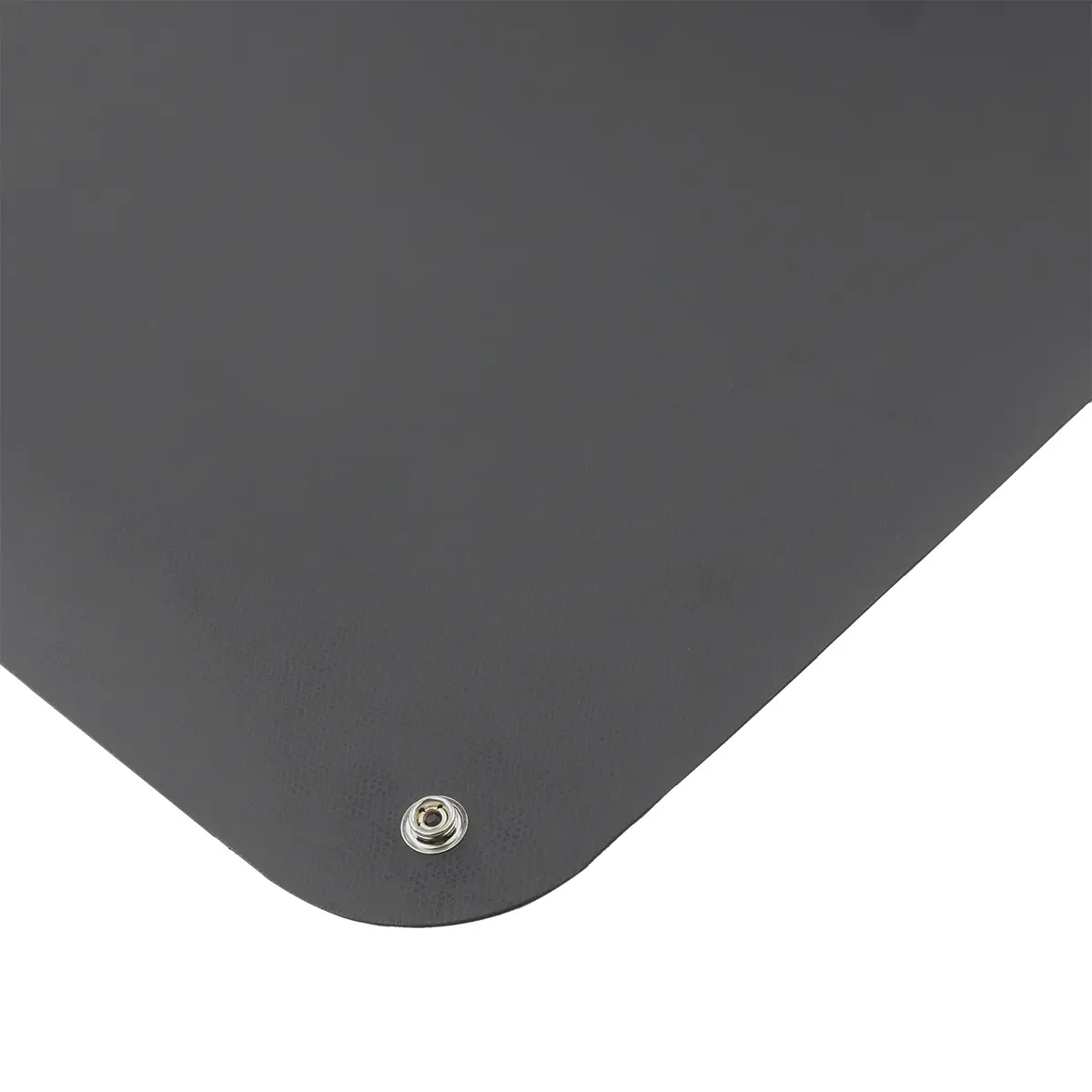 Produktfoto 1 von ESD Erdungsmatte schwarz (610x450x1,5) 2x10mm Druckknöpfe