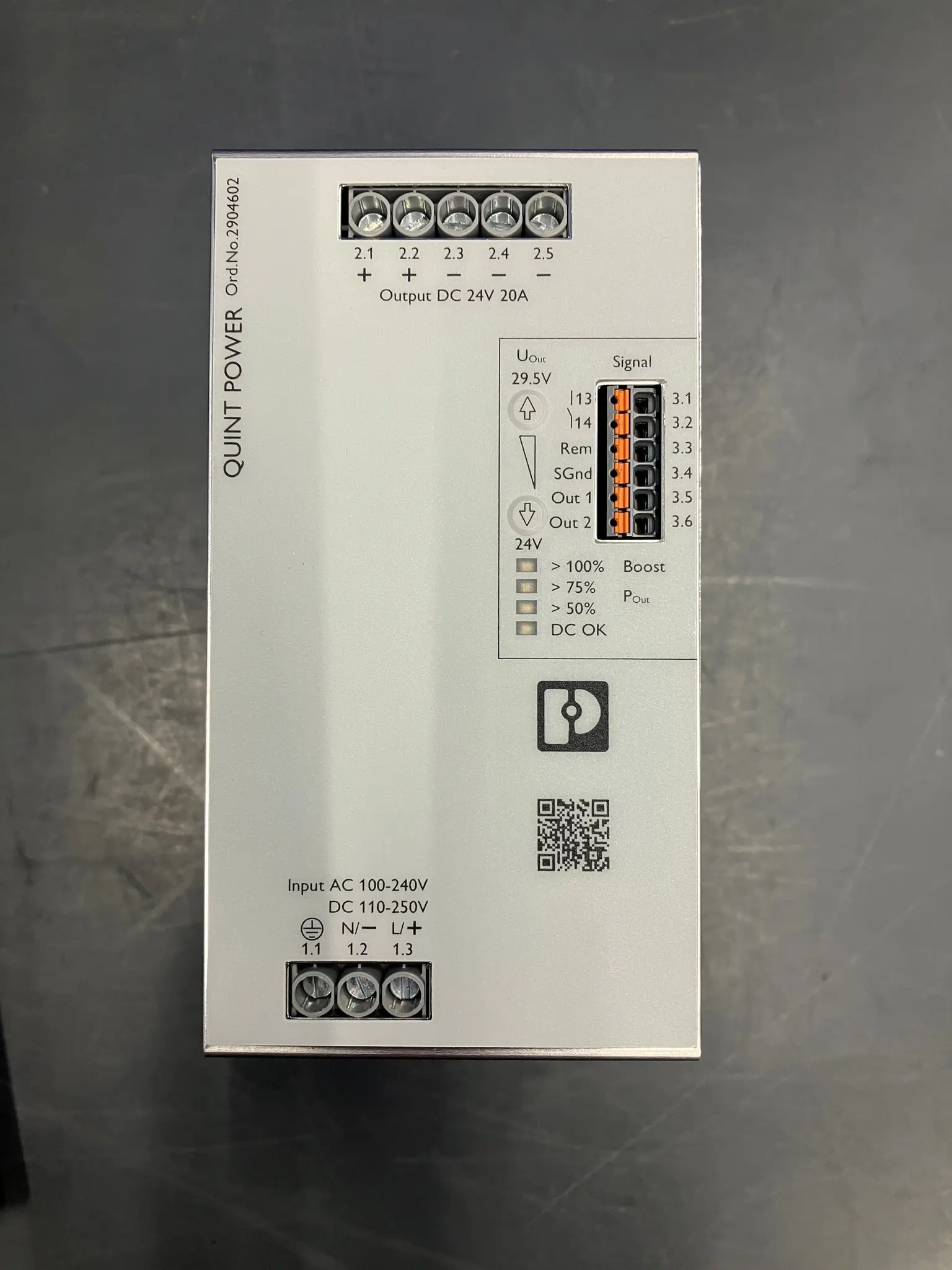Produktfoto 1 von QUINT4-PS/3AC/24DC/20 - Primär getaktete Stromversorgung QUINT POWER