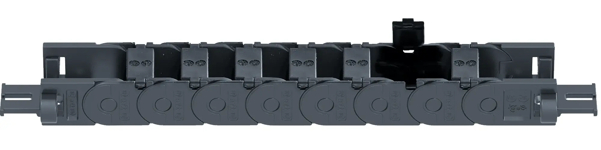 Produktfoto 1 von Energiekettenserie E2.15 | im Außenradius beidseitig zu öffnen | Innenhöhe: 14,4 mm