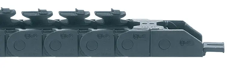 Produktfoto 1 von Energiekettenserie B07 | im Außenradius einseitig zu öffnen | Innenhöhe: 10,3 mm
