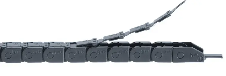 Produktfoto 1 von Energiekettenserie R07 | Geschlossenes zipper-Band, im Außenradius aufreißbar | Innenhöhe: 10,3 mm