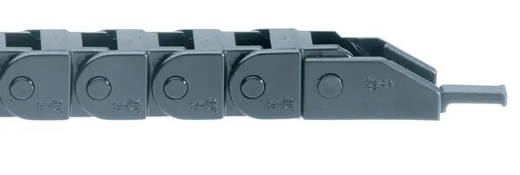 Produktfoto 1 von Energiekettenserie Z08 | Leitungen im Innenradius reindrücken | Innenhöhe: 14,6 mm