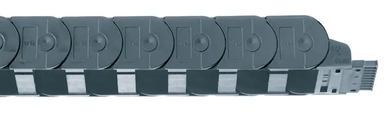 Produktfoto 1 von Energiekettenserie Z300 | Leitungen im Innenradius reindrücken | Innenhöhe: 48,5 mm