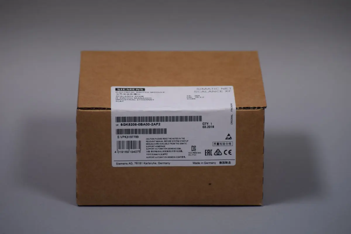 Produktfoto 1 von SIEMENS 6GK5208-0BA00-2AF2 auf Lager