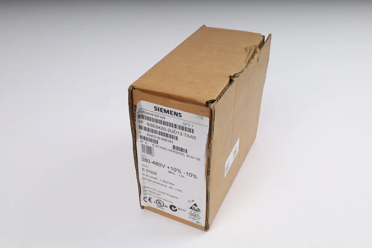 Produktfoto 1 von SIEMENS 6SE6420-2UD13-7AA0 auf Lager