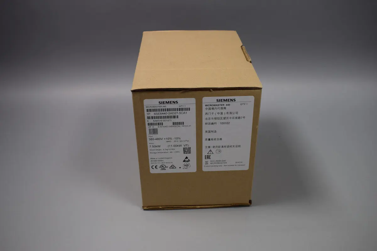 Produktfoto 1 von SIEMENS 6SE6440-2AD27-5CA1 auf Lager
