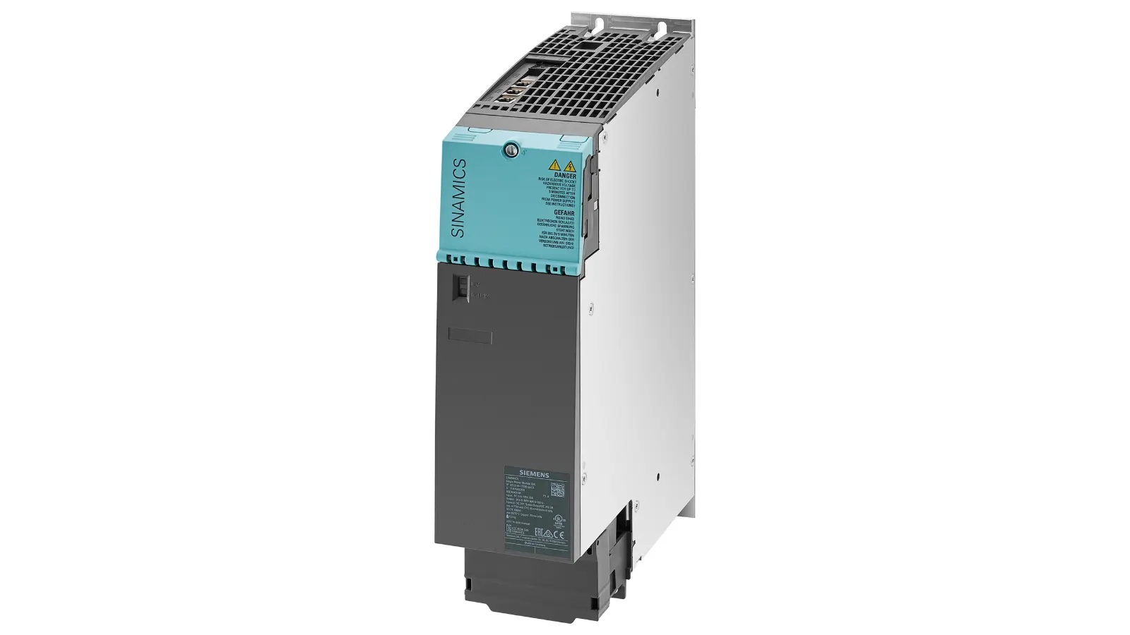 Produktfoto 1 von Siemens 6SL3120-1TE26-0AC0 SINAMICS S120 Double Motor Module 2x60 A