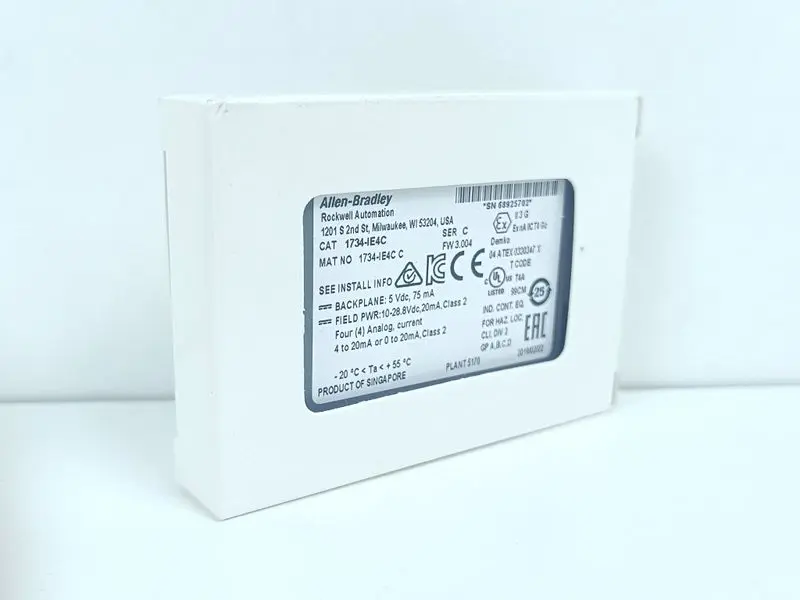 Produktfoto 1 von Allen Bradley 1734-IE4C SER.C 1734-IE4CC FW. 3.004 UNUSED & OVP