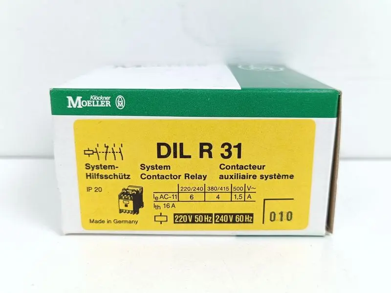 Produktfoto 1 von Moeller DIL R 31 Hilfsschütze Contactor Relay DILR31 UNUSED & OVP