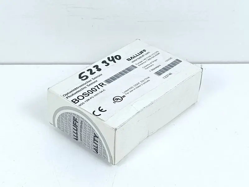 Produktfoto 1 von Balluff BOS007R BOS 12M-PS-1N1I-S4-C Optoelektronischer Sensor UNUSED & OVP