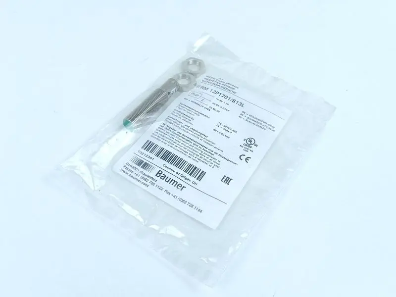 Produktfoto 1 von Baumer electric IFRM 12P1701/S13L Induktiver Sensor IFRM12P1701/S13L UNUSED OVP