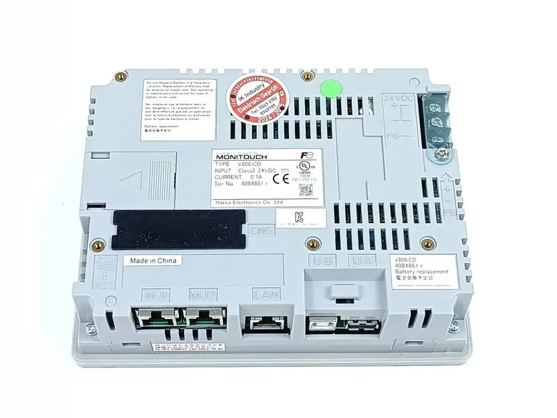 Produktfoto 1 von FUJI ELECTRIC MONITOUCH V806iCD Class 2 24VDC 0,7A NEUWERTIG
