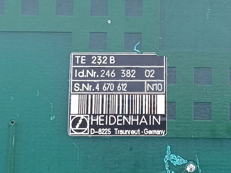 Produktfoto 1 von Heidenhain TE 232 B Bedienpult TE232B Id.Nr. 246 382 02