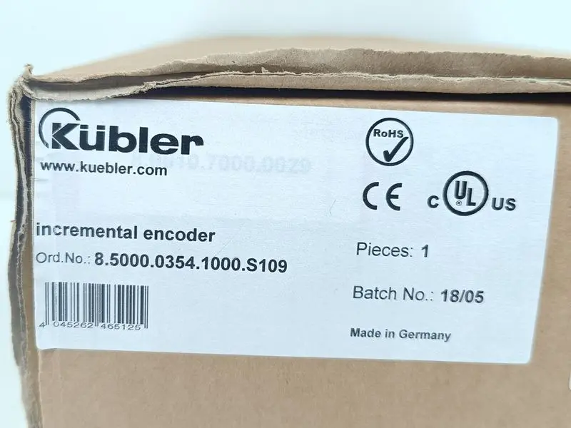 Produktfoto 1 von Kübler Encoder 8.5000.0354.1000.S109 + 8.0010.7000.0029 UNUSED + OVP