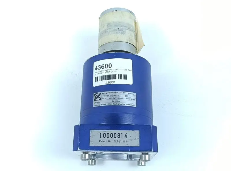 Produktfoto 1 von Alpha Getriebe LP070-M01-10 -111-000 Ratio 10 10000814 NEUWERTIG