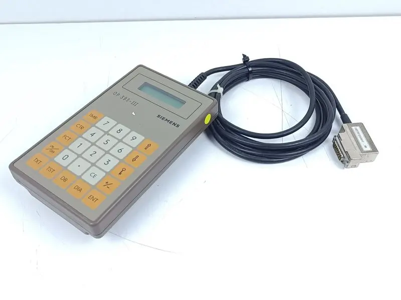 Produktfoto 1 von Siemens OP 393 III Bediengerät Programmiergerät 6ES5393-0UA15 TOP ZUSTAND
