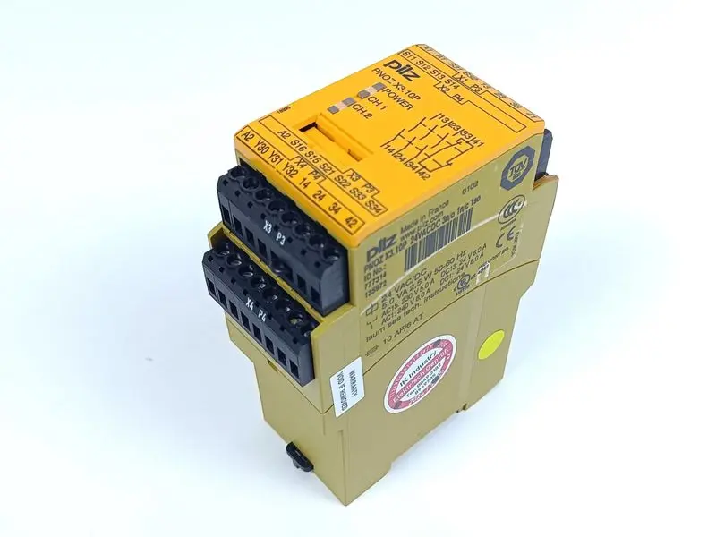Produktfoto 1 von PILZ PNOZ X3.10P 24VACDC 3n/o 1n/c 1so ID No.: 777314 TESTED & TOP ZUSTAND