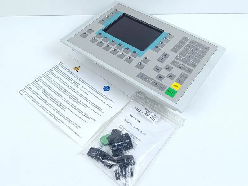 Produktfoto 1 von Siemens Simatic 6AV6 542-0CA10-0AX0 6AV6542-0CA10-0AX0 OP270 E-St.10 NEUWERTIG