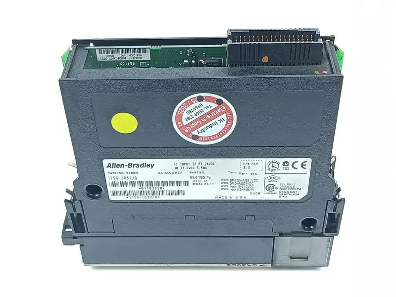 Produktfoto 1 von Allen Bradley 1756-IB32 DC INPUT 32 PT 24VDC REV. 3.5 Part. 96410275 TESTED & TOP ZUSTAND