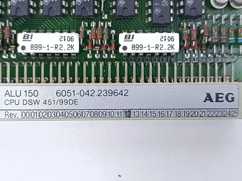 Produktfoto 1 von AEG ALU 150 6501-042.239642 Rev: 12 CPU DSW 451/99DE TOP ZUSTAND
