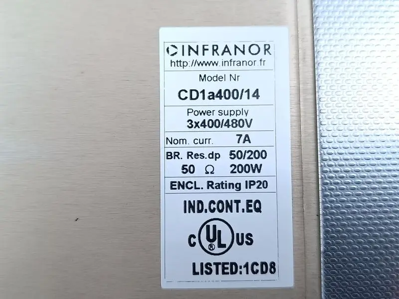 Produktfoto 1 von Infranor CD1a400/14 Power Supply 3x400V  TOP ZUSTAND