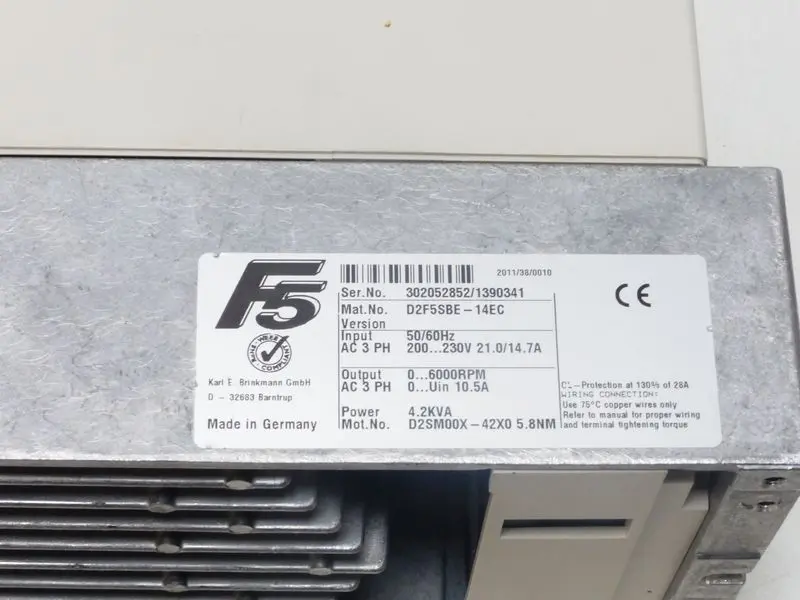 Produktfoto 1 von KEB F5 D2F5SBE-14EC Top Zustand