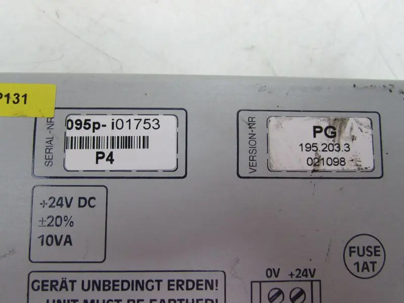 Produktfoto 1 von Lauer PCS plus profibus-DP viastore system PCS095.P PG 195.203.3 021098 TESTED