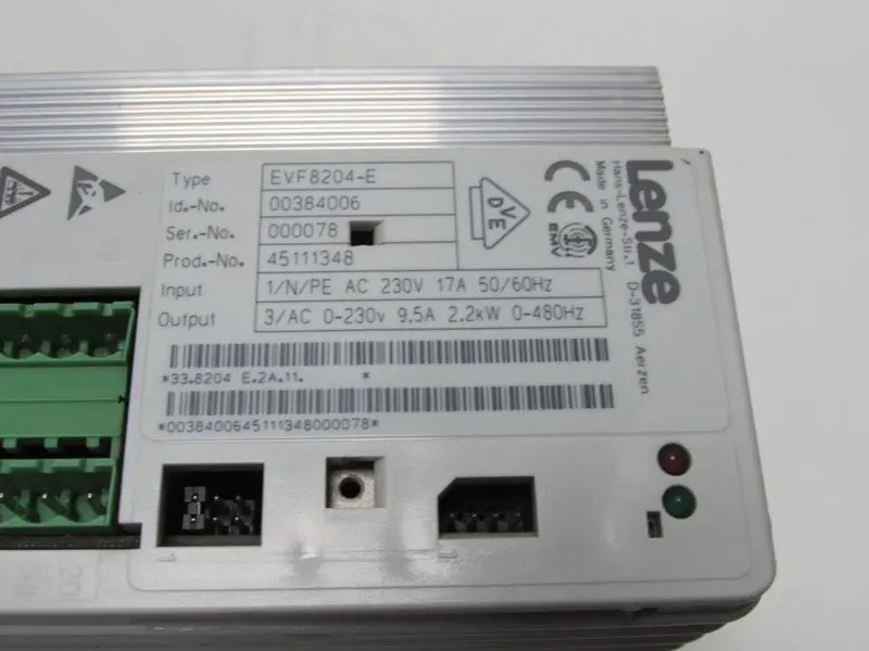 Produktfoto 1 von Lenze EVF EVF8204-E  230V 9,5A 2,2kW 33.8204_E TESTED TOP ZUSTAND