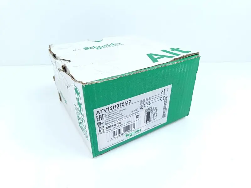 Produktfoto 1 von Schneider Electric Altivar 12 ATV12H075M2 0,75kW 1HP 230V TESTED & UNUSED & OVP