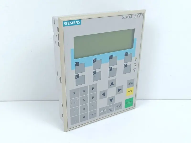 Produktfoto 1 von Siemens Panel OP7-DP 6AV3 607-1JC20-0AX1 6AV3607-1JC20-0AX1 E-St.8 TOP ZUSTAND