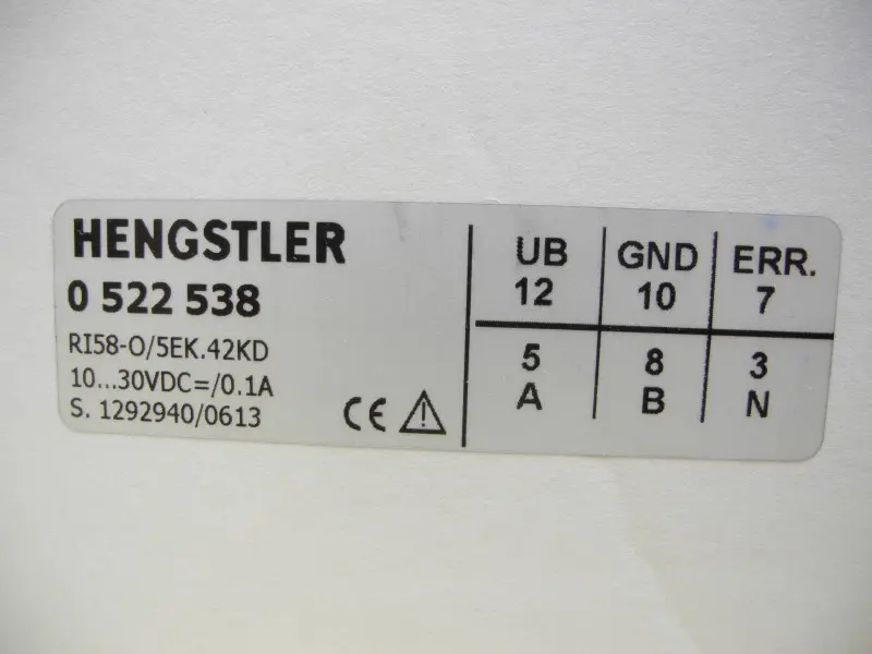 Produktfoto 1 von Hengstler 0 522 538 0522538 RI58-0/SEK.42KD NEU OVP