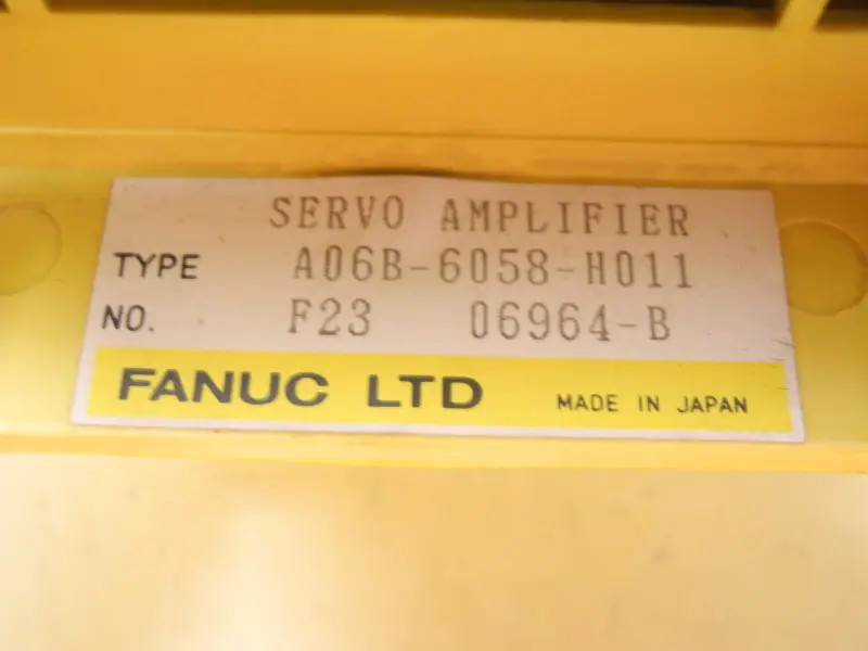 Produktfoto 1 von FANUC A06B-6058-H011 AC Servo Amplifier TOP Zustand