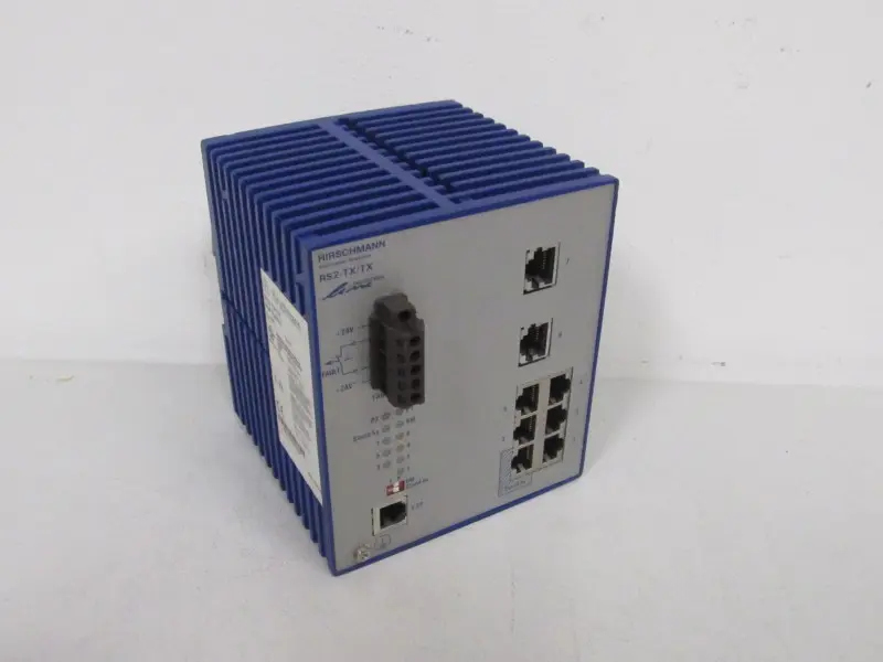 Produktfoto 1 von Hirschmann Rs2-TX/TX Rail Switch 943 654-700 Ethernet