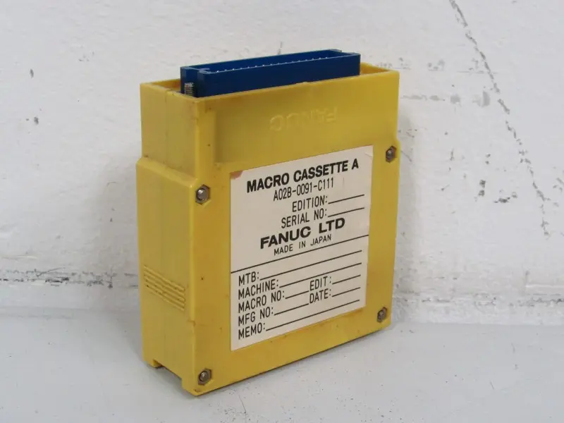 Produktfoto 1 von Fanuc A02B-0091-C111 Macro Cassette Gebraucht