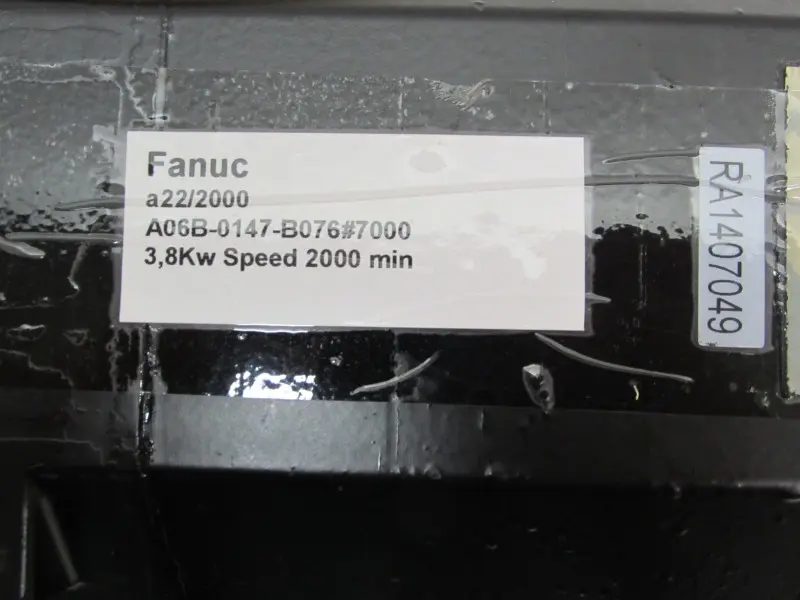 Produktfoto 1 von Fanuc A06B-0147-B076#7000 Servo Motor Generalüberholt