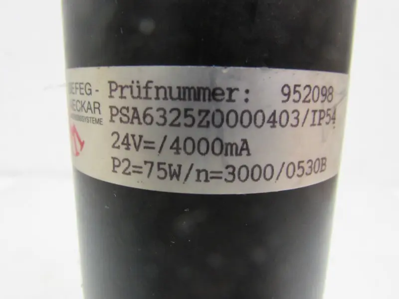Produktfoto 1 von Gefeg-Neckar PSA6325Z0000403 /IP54 POSITIONIERANTRIEB Top Zustand