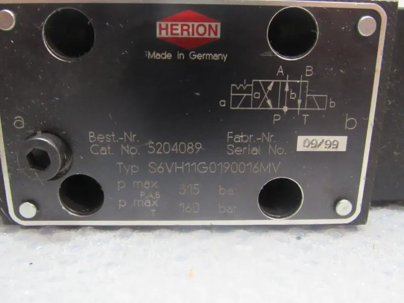 Produktfoto 1 von Herion S6VH11G0190016MV max 315 bar 5204089 Wegeventile