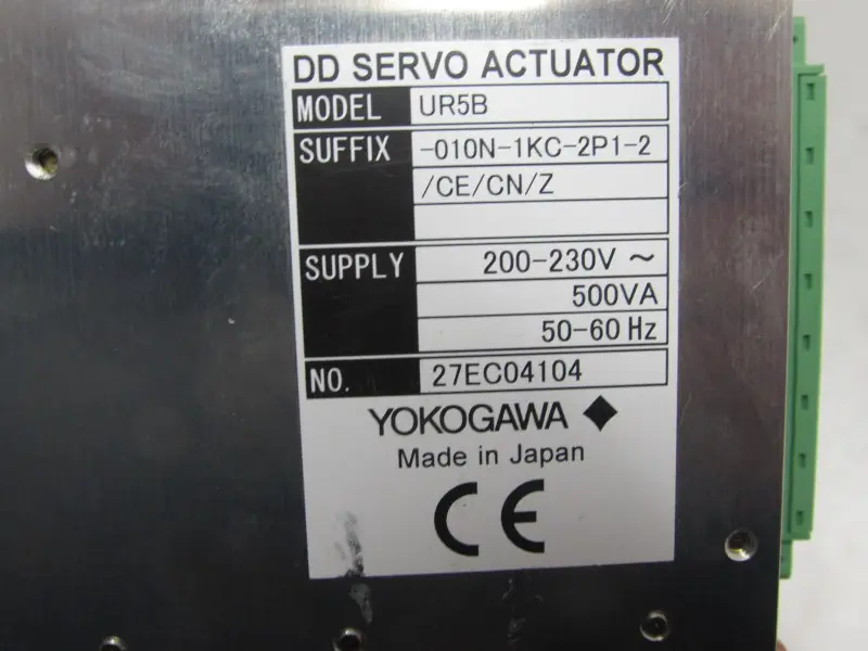 Produktfoto 1 von Yokogawa UR5B 010N-1KC-2P1-2 /CE/CN/Z Servo Drive Actuator Neuwertig