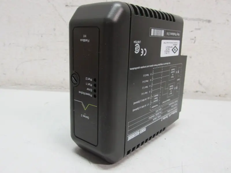Produktfoto 1 von Emerson Delta V KJ3242X1-BA1 Fieldbus H1 Series 2 Rev: C Top Zustand