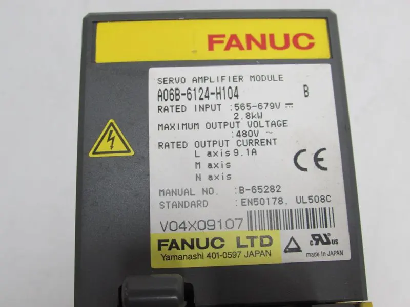 Produktfoto 1 von Fanuc A06B-6124-H104 Version B Servo Amplifier Module 2.8Kw 400V NEUWERTIG