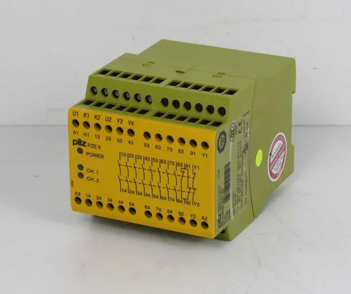 PILZ PZE 9 24VDC 8/no 1n/c ID No.:774150 PZE9 24V TOP ZUSTAND