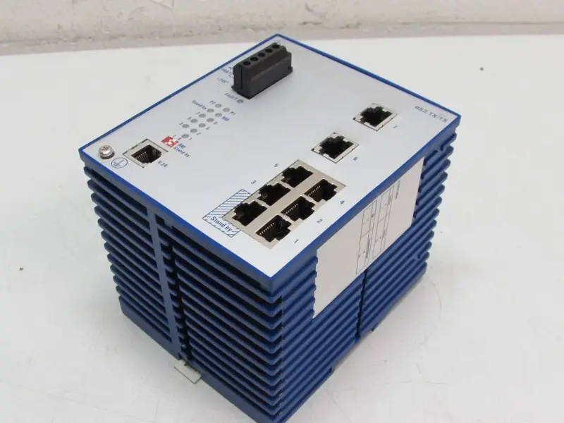 Produktfoto 1 von Hirschmann Rs2-TX/TX Rail Switch 943 654-800 Ethernet 943654800