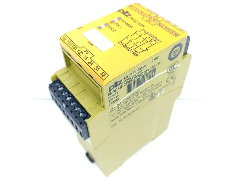 PILZ PNOZ X3P 24VDC 24VAC 3n/o 1n/c 1so ID No.: 777310 TESTED & TOP ZUSTAND