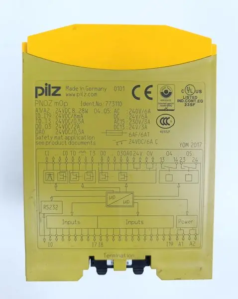 Produktfoto 1 von Pilz PNOZ m0p 773110 Basisgerät Expansion Module 24VDC TESTED & TOP ZUSTAND