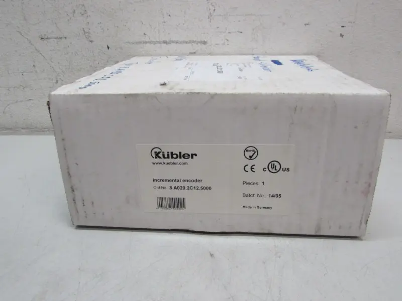 Produktfoto 1 von Kübler Incremental Encoder 8.A020.2C12.5000 Hohlwelle Hollow Shaft Unbenutzt OVP